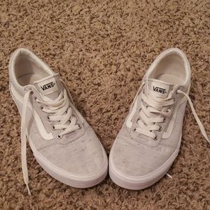 Van's White Old Skool Shoes